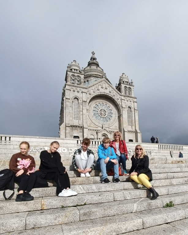 Wizyta uczniów w Portugalii, październik 2022