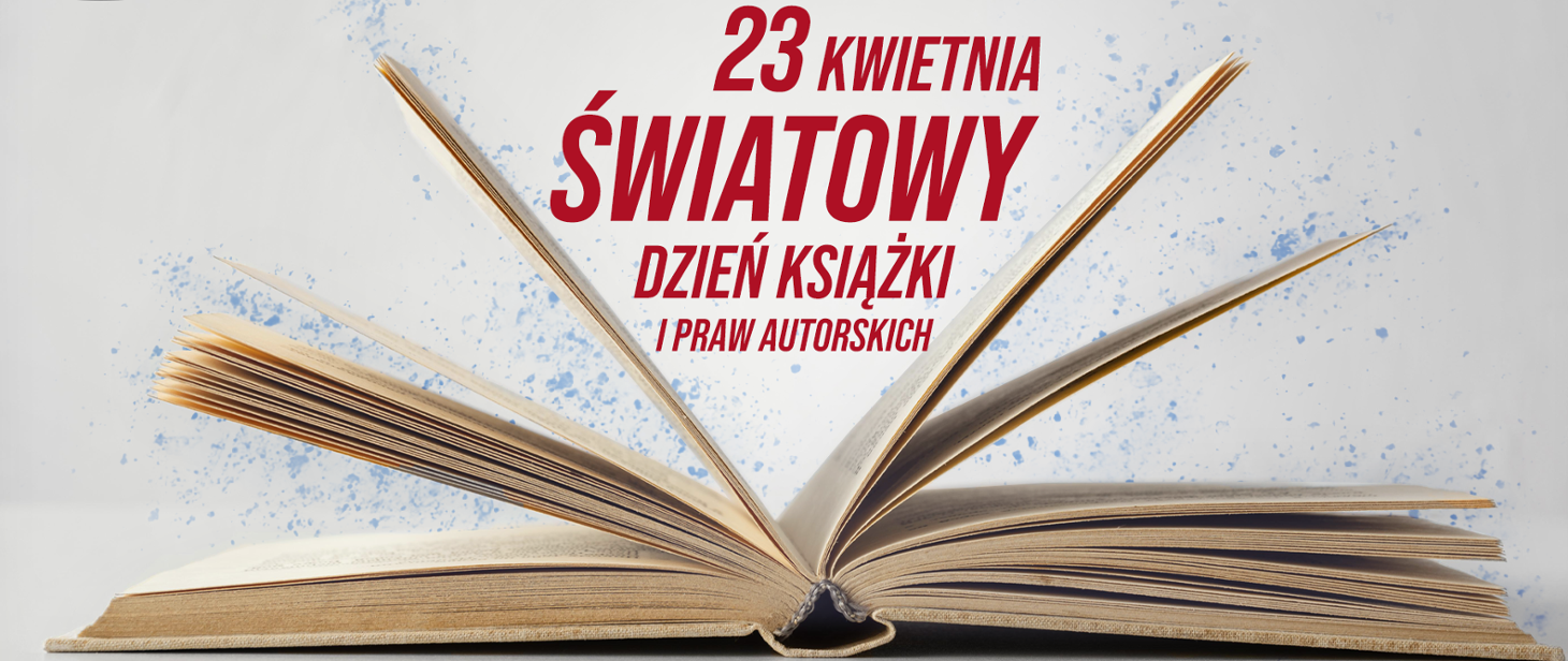 Plakat promujący dzień książki i praw autorskich