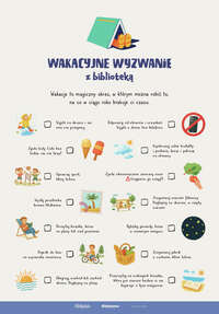 plakat wakacyjne wyzwania