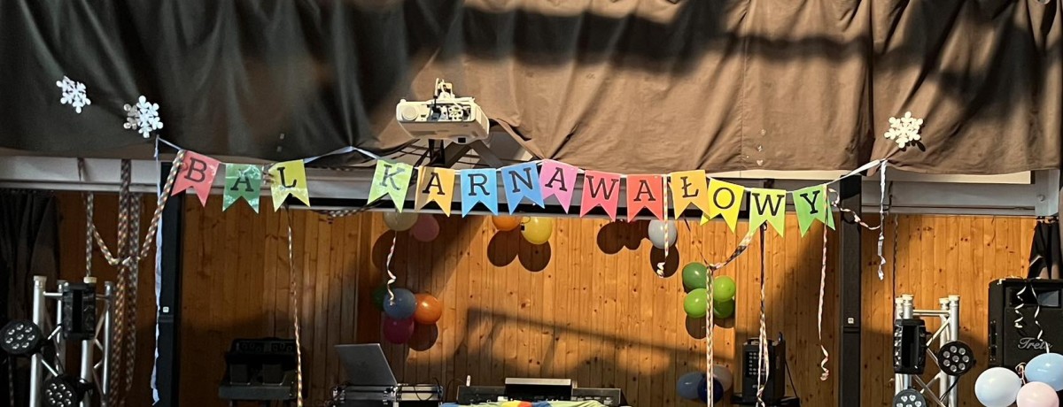 Bal karnawałowy. Integracja uczniów klas I-III.