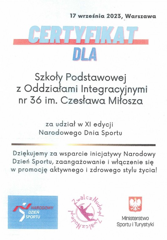 Narodowy Dzień Sportu