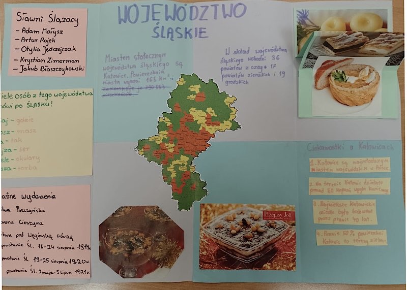 Kadr z zajęć o śląskich tradycjach.