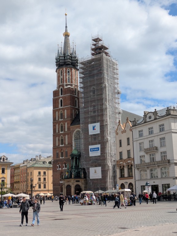 Zdjęcie przedstawia Kościół Mariacki, Kraków 2025