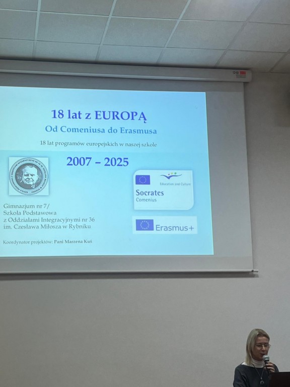 Sprawozdanie z konferencji dla nauczycieli województwa śląskiego w ramach realizacji projektów w programie Erasmus+ 