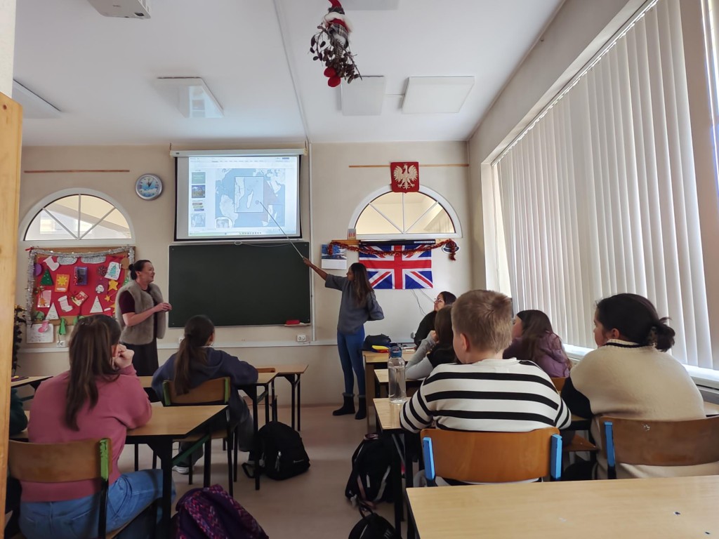 Wizyta ekspertów Erasmus+ - zajęcia w klasach