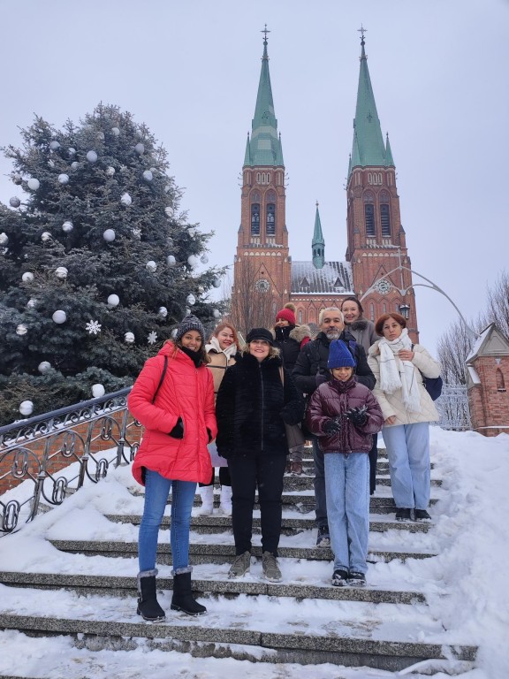 Wizyta ekspertów Erasmus+ - zwiedzanie miasta i regionu.