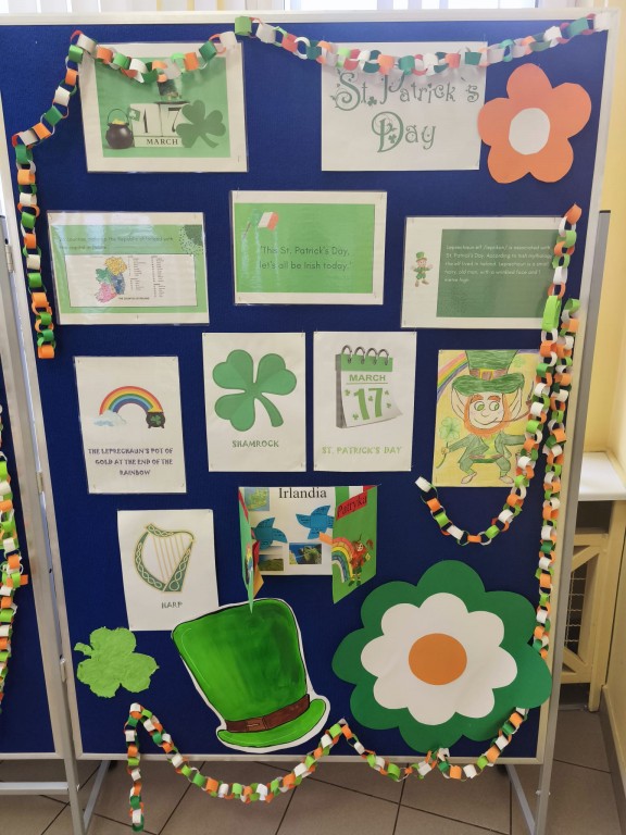 Saint Patrick's Day w SP36 dekoracje