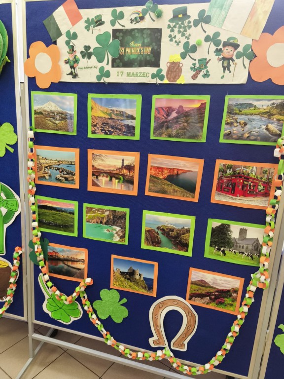 Saint Patrick's Day w SP36 dekoracje