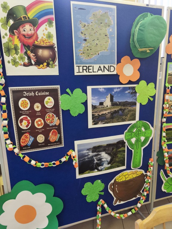 Saint Patrick's Day w SP36 dekoracje