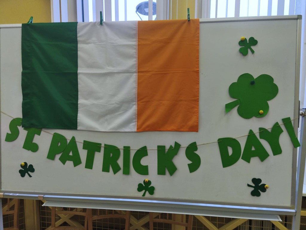 Saint Patrick's Day w SP36 dekoracje