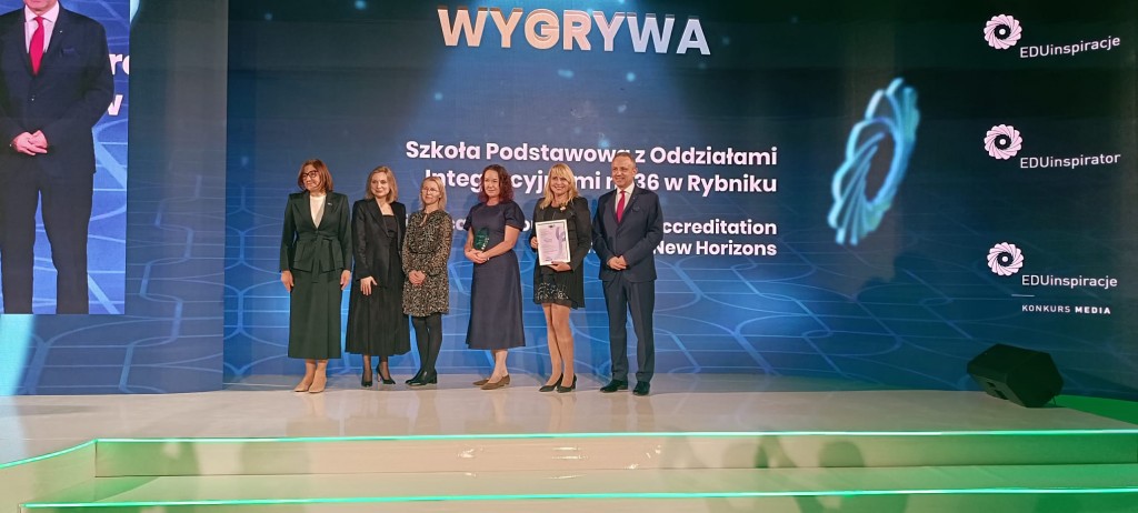 Gala FRSE - wręczenie nagrody EITA 2025 dla SP36 w Rybniku na gali w Warszawie