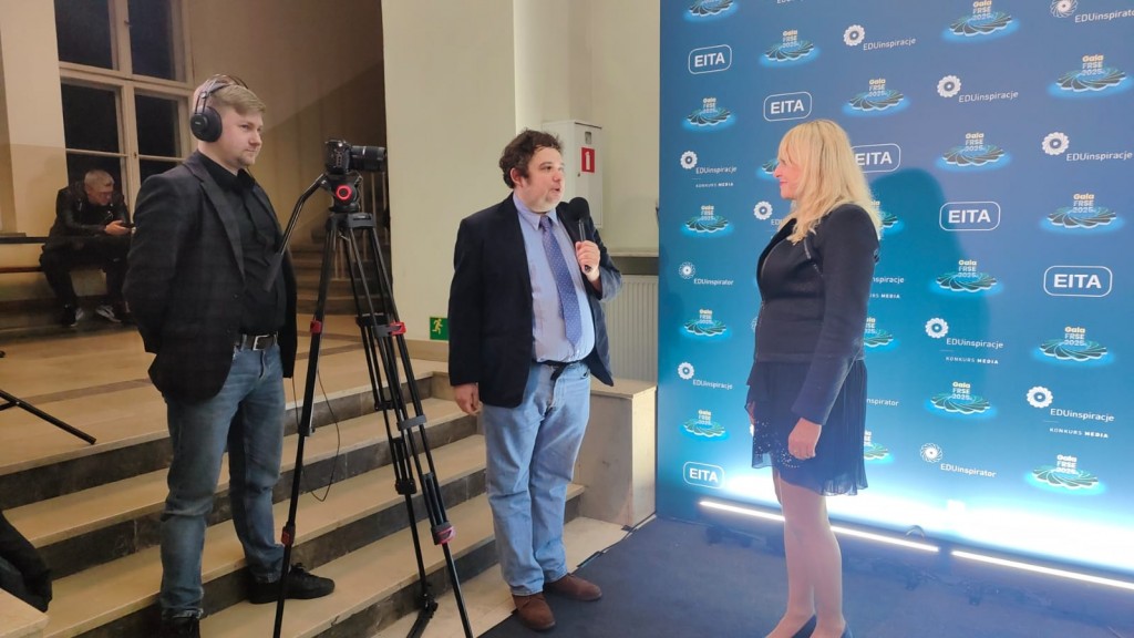 Gala FRSE - wręczenie nagrody EITA 2025 dla SP36 w Rybniku na gali w Warszawie