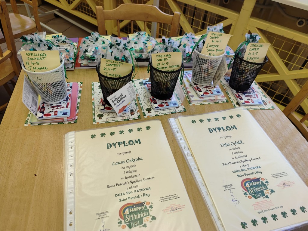 Saint Patrick's Day 2026. Nagrody dla uczniów z okazji Dnia św. Patryka w szkole.