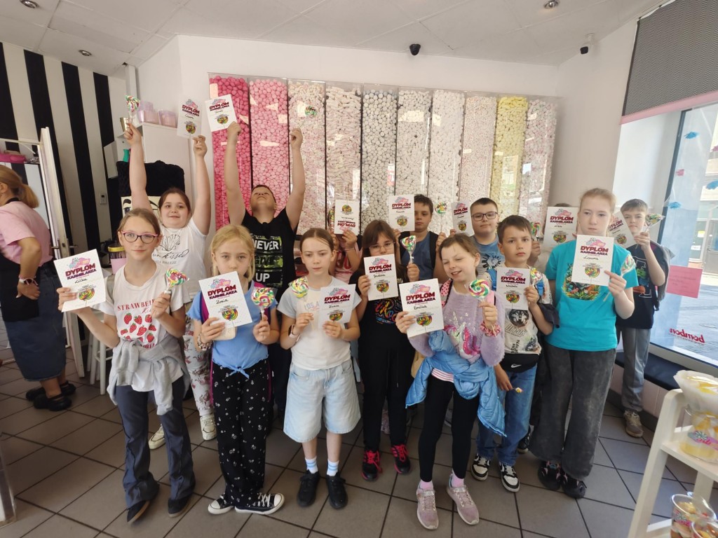 Manufaktura słodyczy Bombon w Rybniku - warsztaty cukiernicze klasy 4c