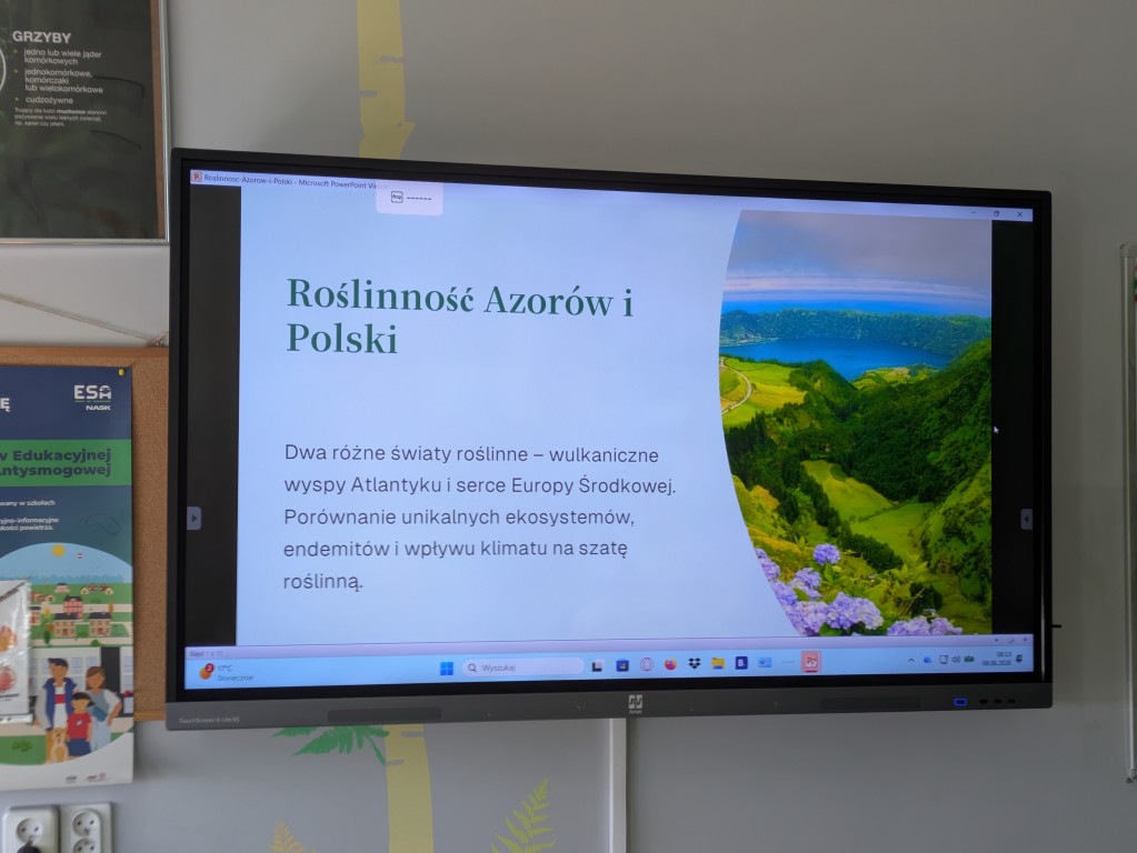 Innowacja pedagogiczna „Od Azorów do naszej łąki” zrealizowana w klasie VI c w ramach programu Erasmus+