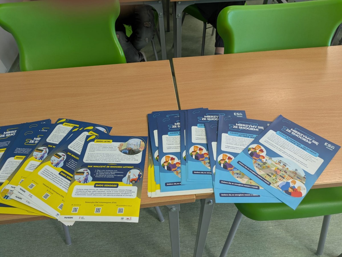 Razem dla czystego Powietrza-współpraca z Edukacyjną Siecią Antysmogową 