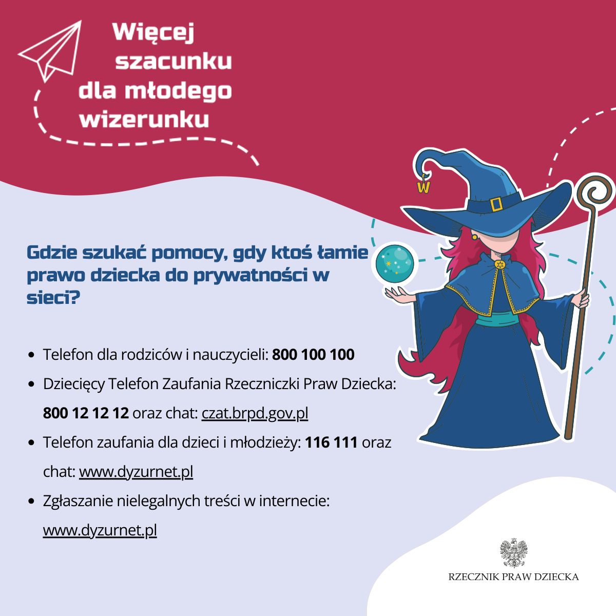 plakat gdzie szukać pomocy