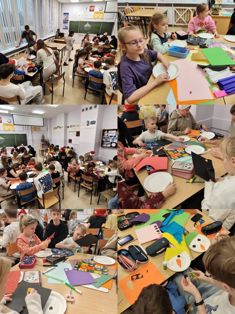 Integracyjne działania artystyczne uczniów klasy Ib i VIIIb