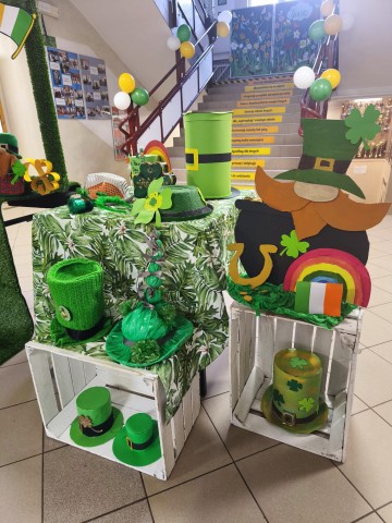 Saint Patrick's Day 2026 w SP36 - dekoracja