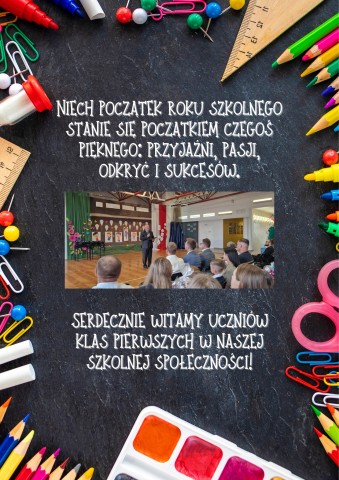 Zdjęcie z akademii rozpoczynającej nowy rok szkolny