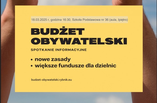plakat budżetu obywatelskiego 