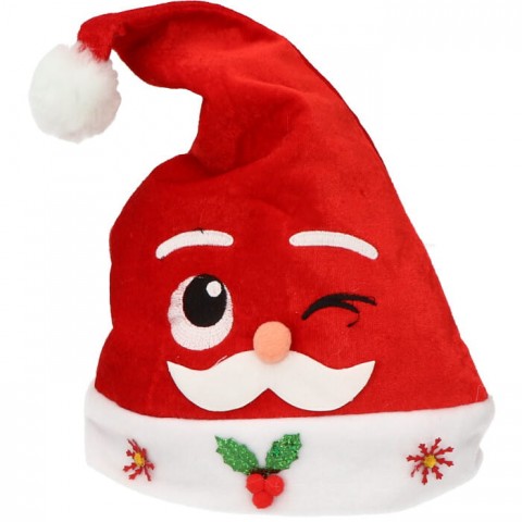 Zdjęcie przedstawia czapkę św. Mikołaja.