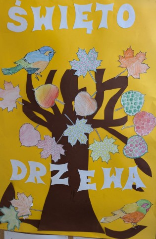 Drzewa, które czarują – Święto Drzewa 2025. Plakat informacyjny na temat święta drzewa.