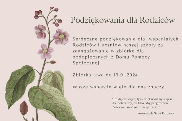 Podziękowania