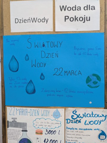 Kropla po kropli - obchody Dnia Wody 2026 w SP36.