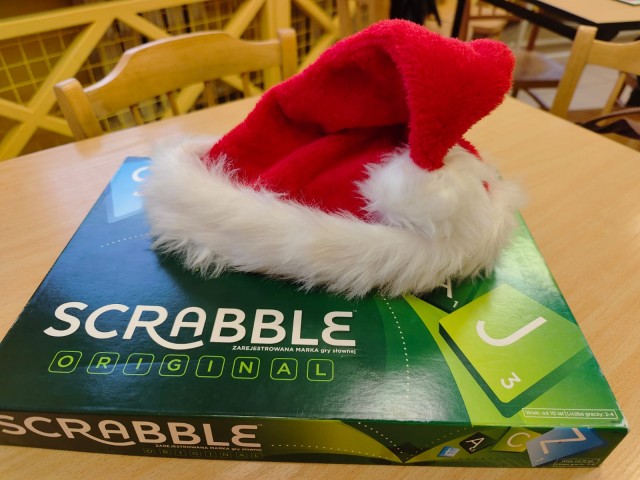 Mikołajkowe rozgrywki scrabble po angielsku