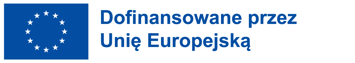 Logo Unii Europejskiej. Dofinansowane przez Unię Europejską.